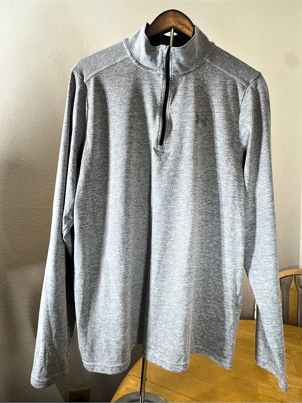 Under Armour Tech 2.0 1/2 Zip Men's Athletic Top Gray Large